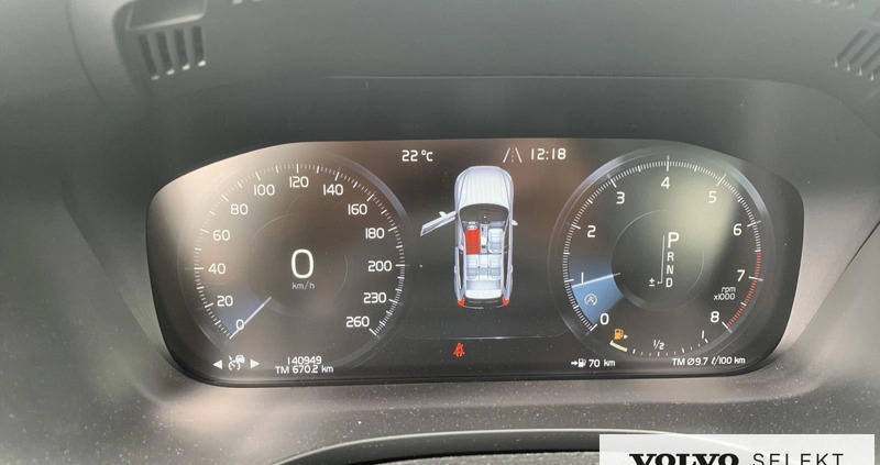 Volvo XC 60 cena 139900 przebieg: 140949, rok produkcji 2018 z Świnoujście małe 326